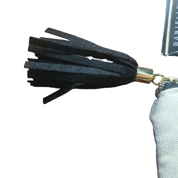 Danielle Creations Inspirational Beautiful Tassel Zip Top Tote Cosmetic Bag NWT - Picture 5 of 16